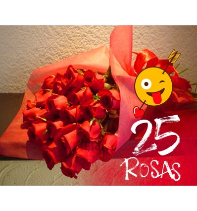 25 Rosas Bouquet